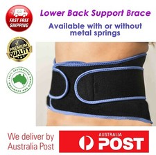 Lower Back Support Brace Posture Pain Relief Strap Waist Trimmer Lumbar Belt 