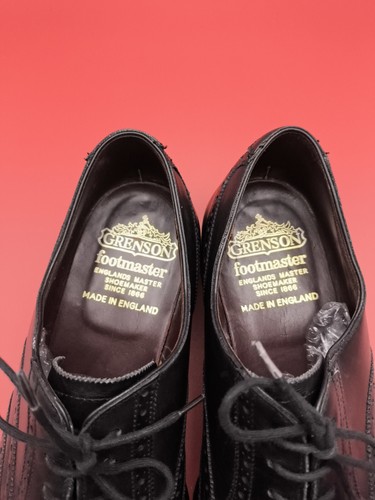 Grenson Handmade Black Leather Brogues | Footmaster Since 1866 UK Size 7 RRP£350 - Picture 12 of 13