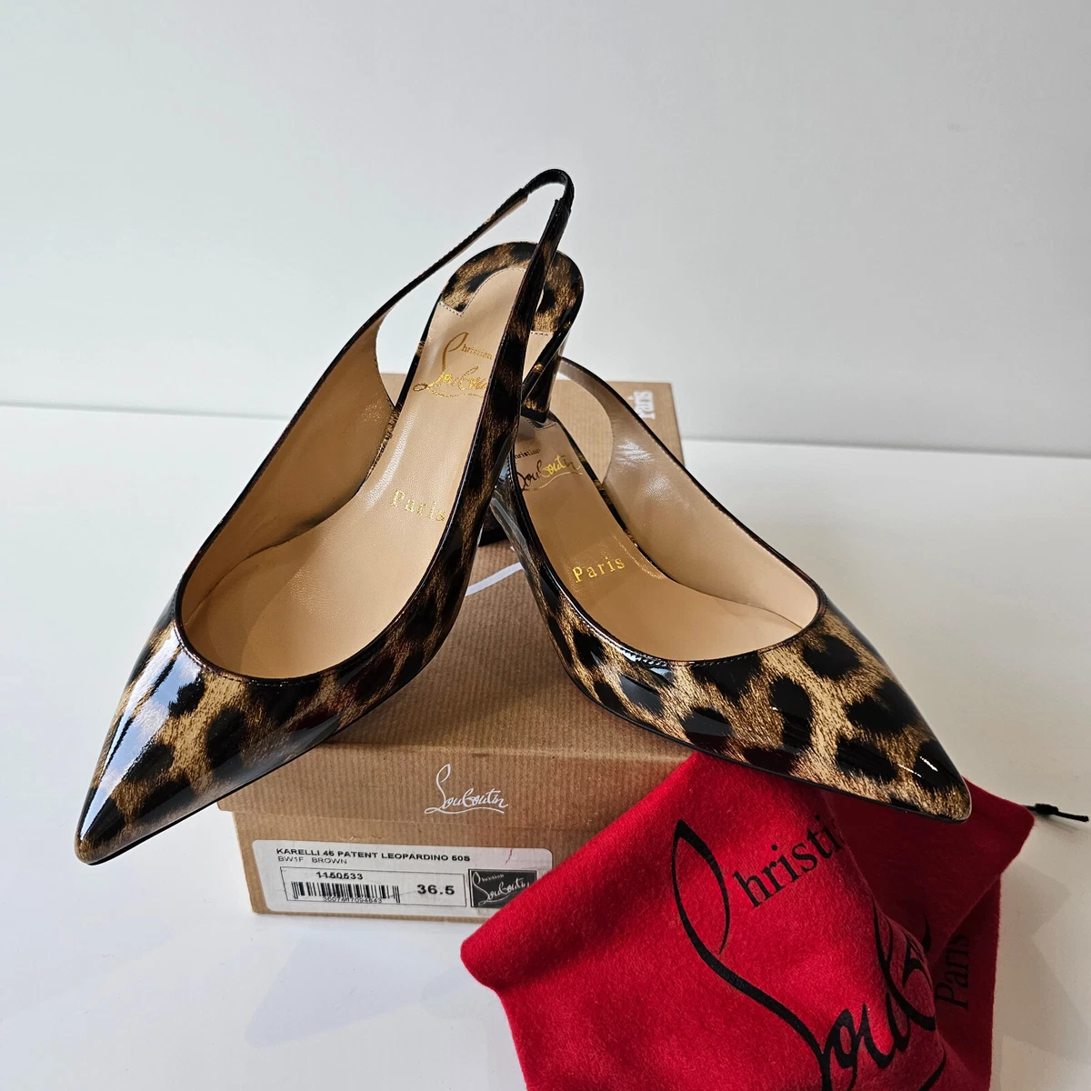 Louboutin leopard hotsell