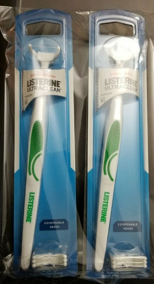 Listerine, Ultraclean, Access Flosser, Starter Pack, 8 pack Foto 3 de 3