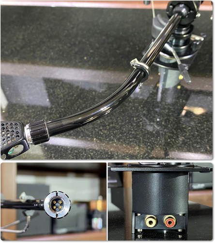 SME 3009-R BLACK Tonearm SME Headshell/Cable Lift Oil Refil work Tested - Picture 7 of 9