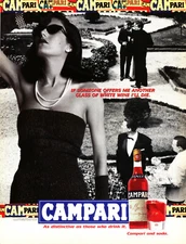 CAMPARI magazine AD #3 RARE 1995 OUT OF PRINT THE APERITIF AD