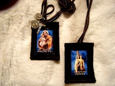 St Joseph Brown Scapular 100% Wool and Quality Handmade in the USA  