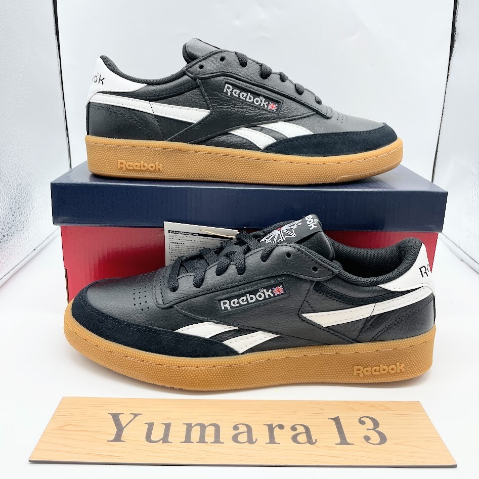 Reebok Club C 85 Revenge Vintage Black 100202317 Men's Size Reebok Club C 85 Revenge Vintage Black 100202317 Men's Size