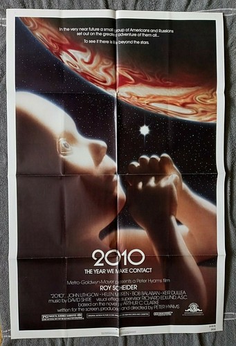 2010 Movie Poster ARTHUR C. CLARKE Roy Scheider JOHN LITHGOW Helen Mirren DULLEA