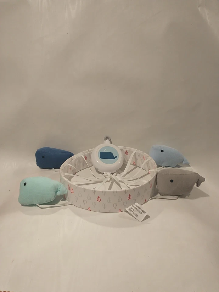 Target WHALES Anclas Náutica Musical Cuna Móvil Brahm's Lullaby Batería Funciona Foto 4 de 4