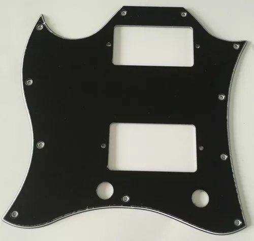 For Gibson SG Standard Full Face Lefthanded Guitar Pickguard Scratch Plate,Black