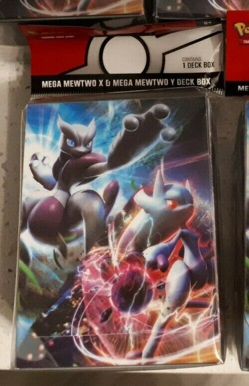 3x Pokemon Mega Mewtwo X and Mega Mewtwo Y Deck Boxes - Sealed | eBay