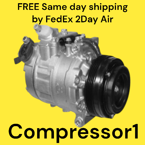 AC Compressor BMW 325i 2003 X3 2004 2005 330i 330Ci 2003 2004 2005 E46 - Picture 1 of 2