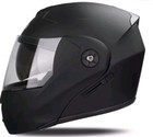 Brand New Uchoose Matt Black Flip Up Unisex Crash Helmet Size L