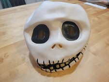 2002 Nightmare Before Christmas Disney Jack Skellington Halloween mask rubber
