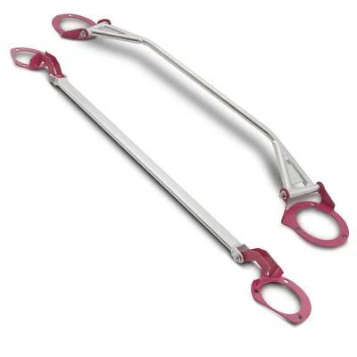 GRAVITY KIT DE BARRA DE SOPORTE DE PUNTAL SUPERIOR DELANTERO TRASERO DE ALUMINIO PARA SUBARU IMPREZA GDA WRX STI