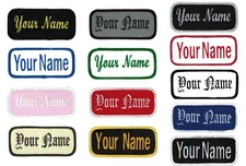 Name patch Uniform/Work shirt personalized tape Embroidered Identification tape!