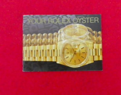 Original YOUR ROLEX OYSTER Booklet 579.52 ENG 300- 3.1995 ( 2)