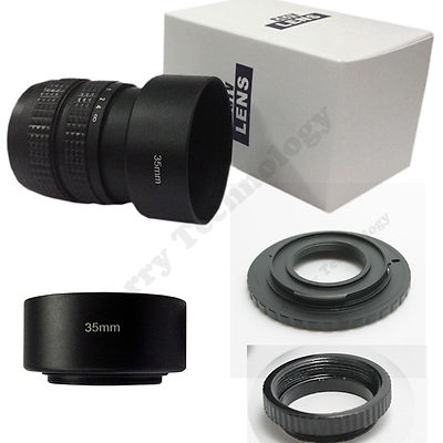Fujian 35mm F1.7 CCTV Movie lens for Fuji Fujifilm FX mount camera X-H1 X-PRO3