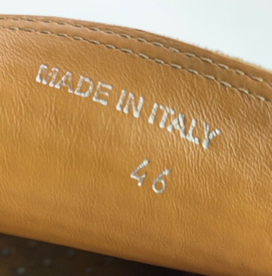 Ron White Delmar Cognac Woven Leather Designer Shoes Italy  display picture 1