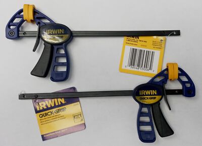 Irwin Tool 53006 Micro Quick-Grip Bar Clamp (4-1/4'') And Spreader (8'') 2pcs.