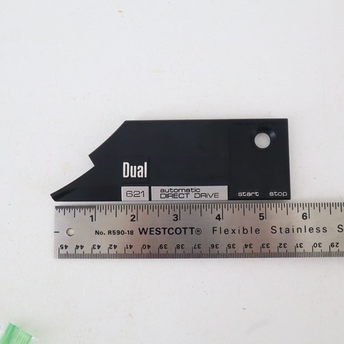 Dual 621 Plastic right Face Plate With hole For Switch - Picture 7 of 8