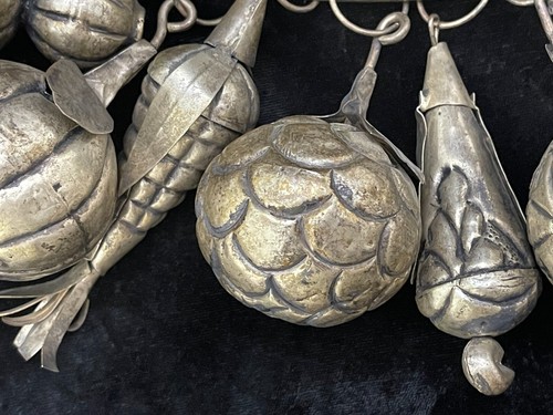 Antique Large Afro-Brazilian Amulet 12" Penca De Balangadan w 10 Charms- Listen! - Picture 7 of 9