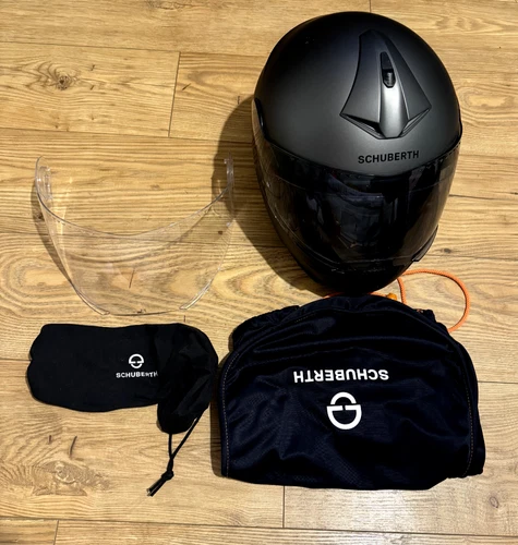 Schuberth C3 Pro Dark Grey - Motorcycle Helmet - Extra visor - Size XL