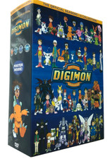 Digimon Digital Monster: The Complete Series Seasons 1-4 (DVD 32-Disc) Free Ship