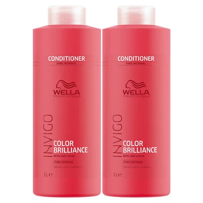 WELLA INVIGO COLOR BRILLIANCE Conditioner Fine für feines Haar 2x 1000 ml