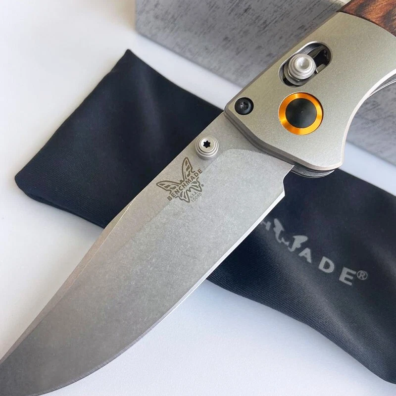 -Classic Mini Stabilized Wood New Folding Knife Benchmade 15085-2 (CPM-S30V)- - Image 3 of 4