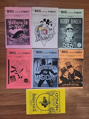 Lot of 7 The Big Little Times Fan Zines 1993-1994, Volumes XII and XIII