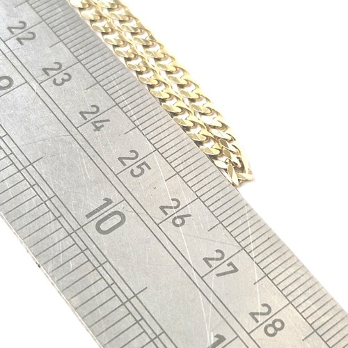 9ct Gold Curb Chain Solid Hallmarked 52cm Long 3.6mm Wide 11.1g - Picture 7 of 18