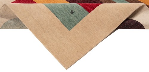 Alfombra Oriental Tejida A Mano 243x161 Cm - Fina, Moderna, Beige - Picture 6 of 11