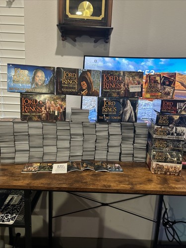 Massive Lot Of Over 8200 Lord Of The Rings Trading Card Game Cards. Read