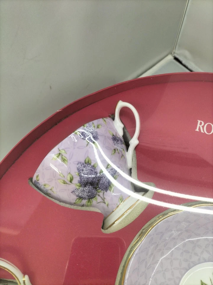 Royal Albert 100th Anniversary Teacup & Saucer Set 10 psc NEW In Box England - image 3 of 4