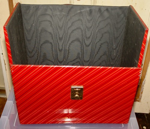 VINTAGE 70s 80s 90s RETRO VINYL RECORD 12" LP STORAGE CARRYING CASE 50 ALBUMS 1 - Picture 8 of 9