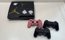 Sony PlayStation 3 Console CECH-3001A w/ 3 Controllers FOR PARTS