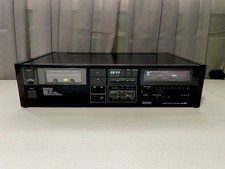 RARE SEE   VIDEO Denon Cassette Tape Player DR-M4 drm4 Deck Works Needs Serviced