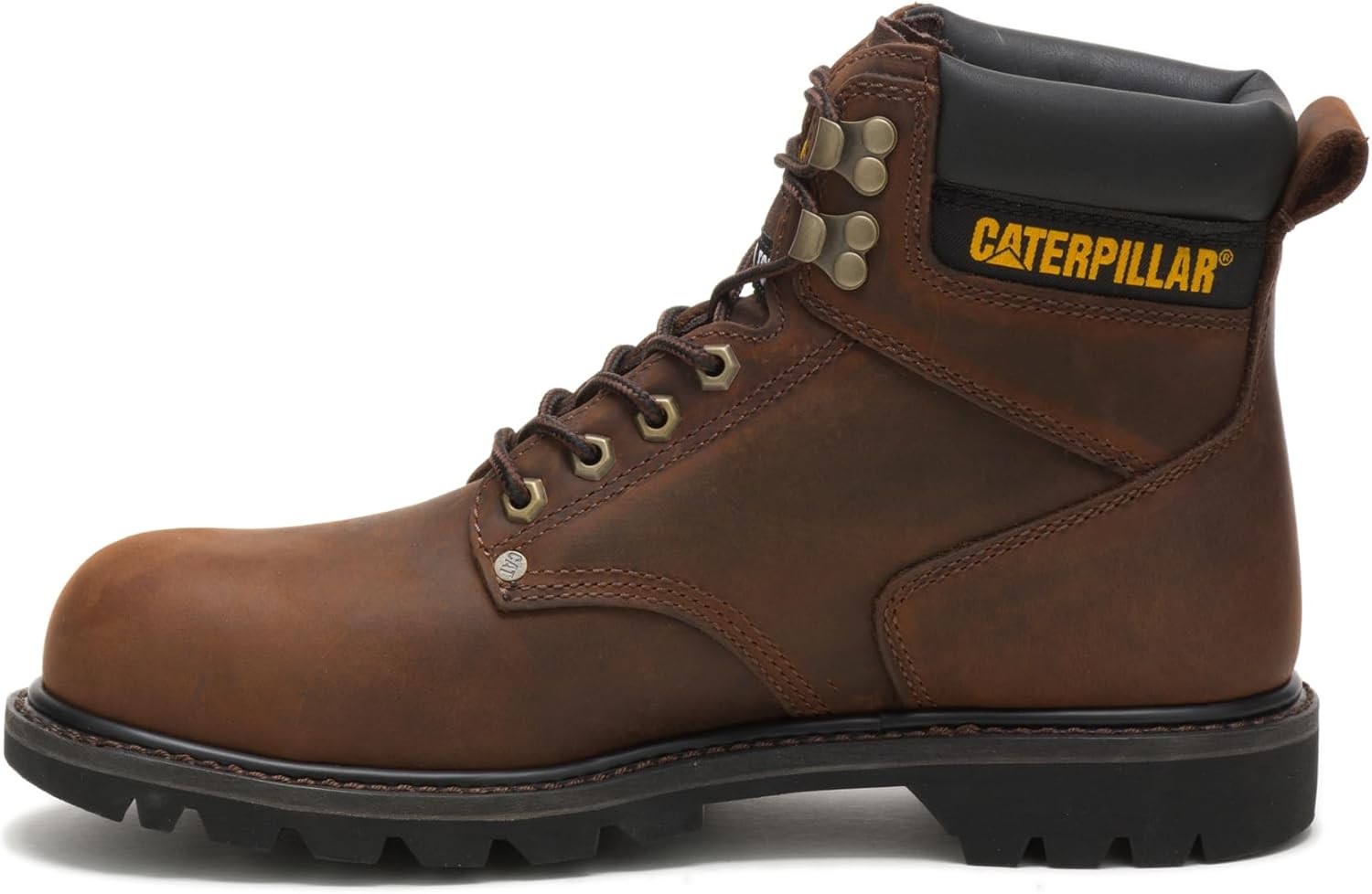 Cat Footwear Men's Second Shift Steel Toe Work Boot 10.5, Dark Brown image 4