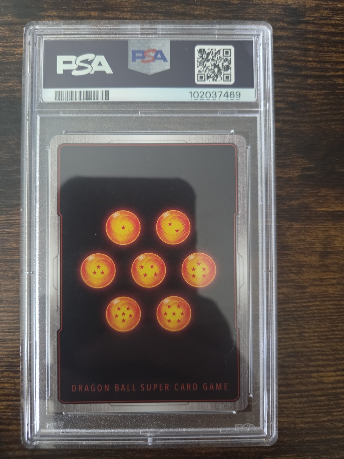SS Goku & SS Vegeta, Ultimate Duo (Gold-Stamped) Power Absorbed (BT20-096) PSA 8 view 2