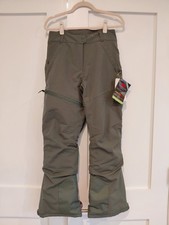 All In Motion Snow Sport Waterproof Windproof Pants XS Green Ski Winter Men