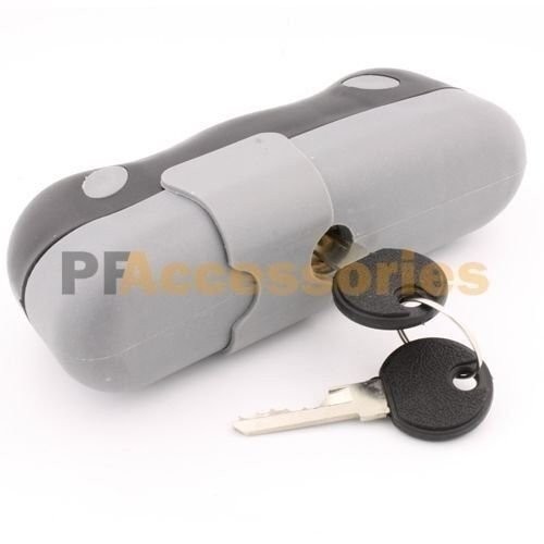 Bicicletta in acciaio resistente 9,5"" x 4"" pollici con blocco a U bicicletta con staffa 2 tasti - Foto 4 di 6