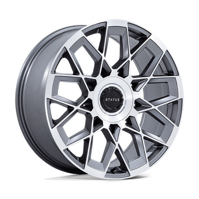 22X9.5 Status ST005 MATRIX GRAY Wheels 6X135 6X139.7 Set of 4