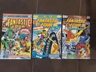 Lot (3) 1970s Marvel Fantastic Four KEY ISSUES #156 #167 #207 Vintage High Grade