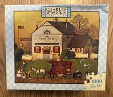 Charles Wysocki  s Americana 1000 piece Puzzle MB NEW IN BOX Sealed