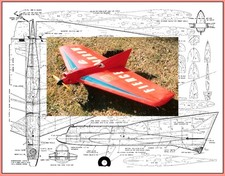 Model Airplane Plans UC : Fierce Arrow 54" Stunt for .35 by Bill Netzeband