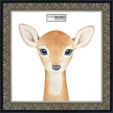 Square Ornate Silver Picture Frame - UV Acrylic, Backing, Hanging Hardware