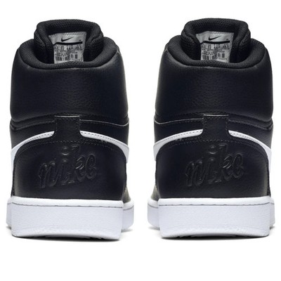 Size 12 - Nike Ebernon Mid Black White for sale online | eBay