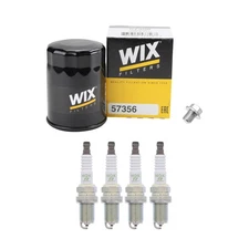 Wix Engine Oil Filter & NGK 4 V-Power Spark Plugs kit for Altima Frontier 2.4 L4