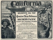 Magazine Ad - 1903 - Southern Pacific Steamship Lines - New Orleans