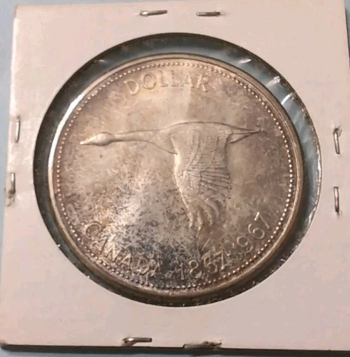 1967 Canada $1 80% Silver Foriegn Silver ASW: 0.6oz