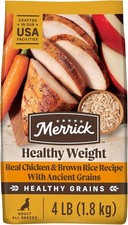Merrick Healthy Grains Premium Adult Dry Dog Food, 4 Pound Pack of 1 