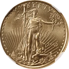 2009 Gold American Eagle $25 from Mint Sealed Box #1 NGC MS70 Box & COA